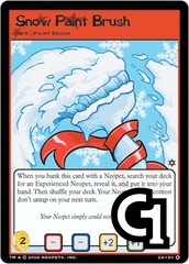 Snow Paint Brush - Foil